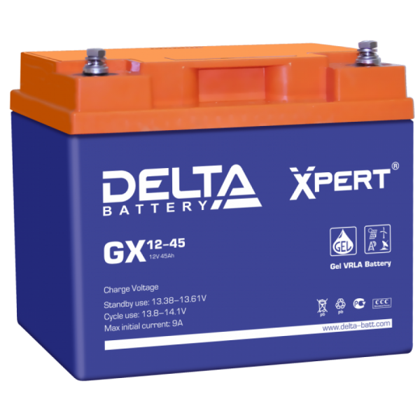Аккумулятор Delta GX 12-45 Xpert