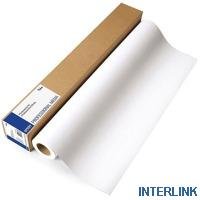 Бумага Epson C13S041783 Художественная бумага для плоттера матовая, рулон A0+ 44quot; 1118 мм x 15.2 м, 250 г/м2, UltraSmooth Fine Art Paper, втулка 3quot; 76 мм, для пигментных чернил