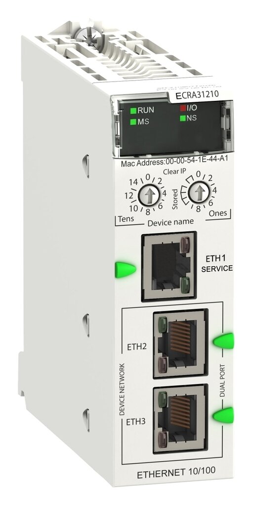 BMXCRA31210RU, Адаптер удал. в/в RIO Ethernet, улучш