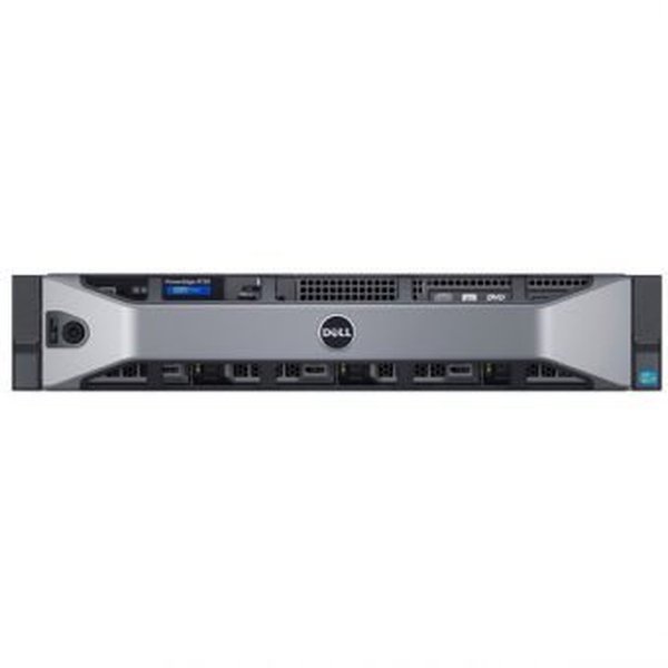 Сервер Dell PowerEdge R730 Base8x3.5, NO (CPU/Mem/HDD), H730p/2GB NV, DVDRW, 4x1GbE, iDRAC8 Ent, (1)x 750W (up to 2), Bezel/Rails/CMA, 3y PS NBD