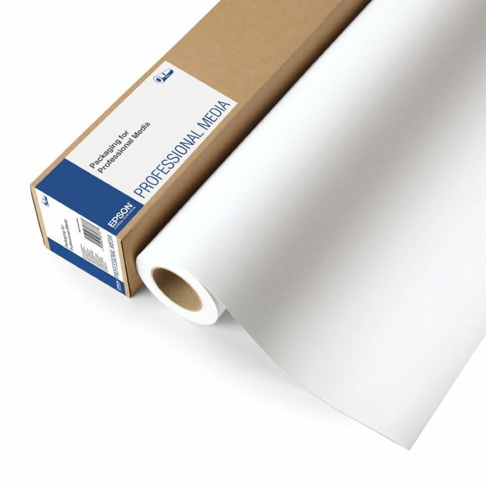 41619 Самоклеящаяся бумага EPSON Enhanced Adhesive Syntetic Paper 44quot; (1118мм х 30.5м, 135 г/м2)