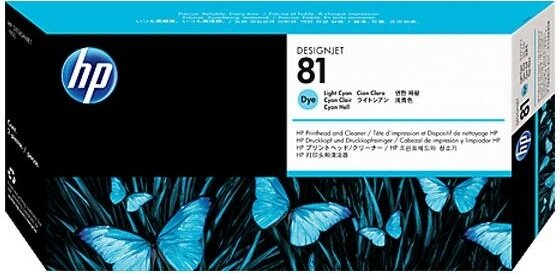 Печатающая головка HP 81 Light Cyan (C4954A)