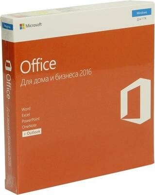 ПО Microsoft Office 2016 Home and Business 32-bit/x64 Russian Russia Only DVD T5D-02292 .
