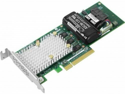 Контроллер SAS Adaptec 2299800-R SmartRAID 3162-8i PCI Express 3.0 x8, SAS-3 12 Гб/с, 2GB, 2хSFF8643 internal, FlexConfig,maxCache 4.0