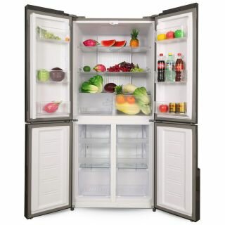 Холодильник Side by Side Ginzzu NFK-500 белый