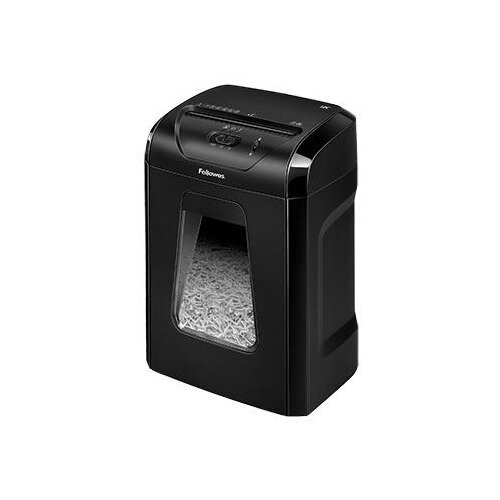 Уничтожитель бумаг FELLOWES PowerShred 12C, P-4, 4х40 мм, 12 лист. одновременно, 18л [fs-71201]