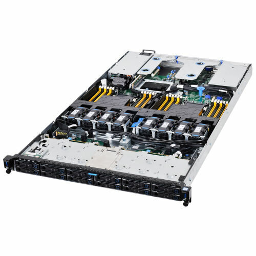 Сервер _ QuantaGrid D52B-1U 2xIntel®Xeon®SP / Intel® C624/24x2666 MHz DDR4 RDIMM / 12x2.5quot; hot-plug NVMe/SATA/SAS drives/3xPCI-E LP+SAS mezz slot + OCP mezz slot / w/o Power Supplies 1S5BZZZ001C