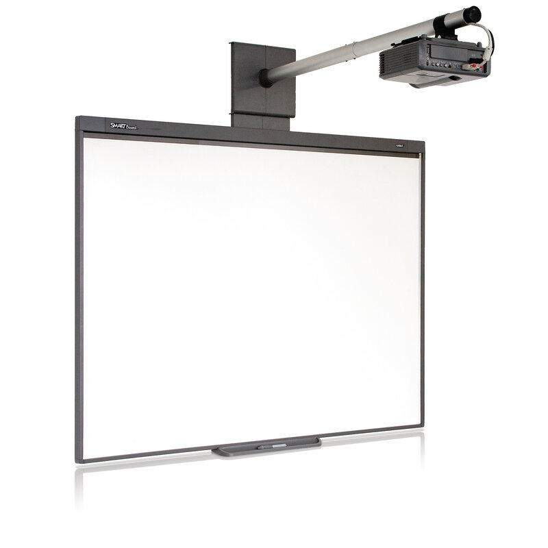 Комплект интерактивный доска Smart Board 480 77 дюймов + ключ Smart Notebook 11 + проектор Smart V30 + универсальное крепление к проектору