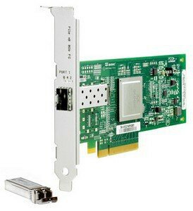 Опция для СХД/ HP StorageWorks FCA 81Q 8Gb FC Host Bus Adapter PCI-E for Windows, Linux (LC connector) , incl. h / h  f / h. brckts (replace AE311A)