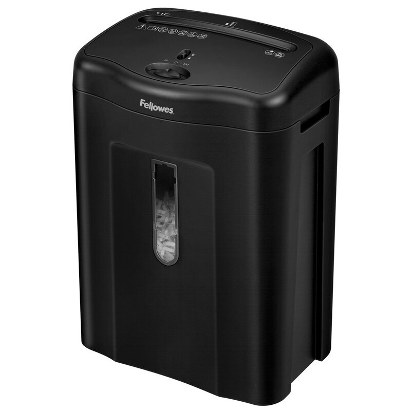 Уничтожитель документов Fellowes Powershred 11C 3-й уровень секретности объем корзины 18 л