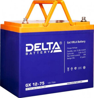 Аккумуляторная батарея Delta GX 12-75 Xpert