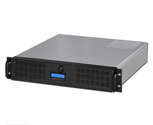Корпус серверный 2U Procase GE201-B-0 черный, дверца, панель управления, без блока питания, глубина 580мм, MB 9.6quot;x9/6quot;