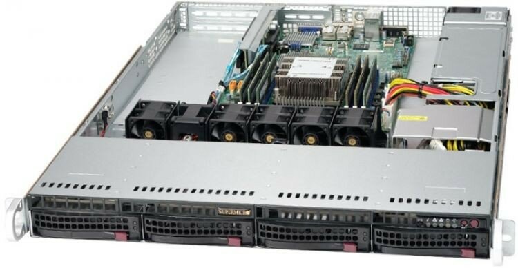 Серверная платформа Supermicro SuperServer 1U (SYS-5019P-WT)