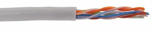 Кабель витая пара UTP 5e кат. 4 пары ITK LC2-C5E04-111 24AWG PATCH, 500м, серый