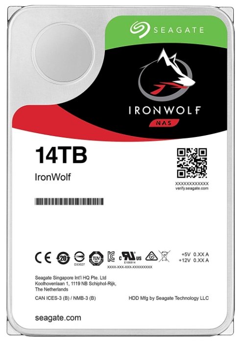 Жесткий диск Seagate IronWolf 14 TB ST14000VN0008