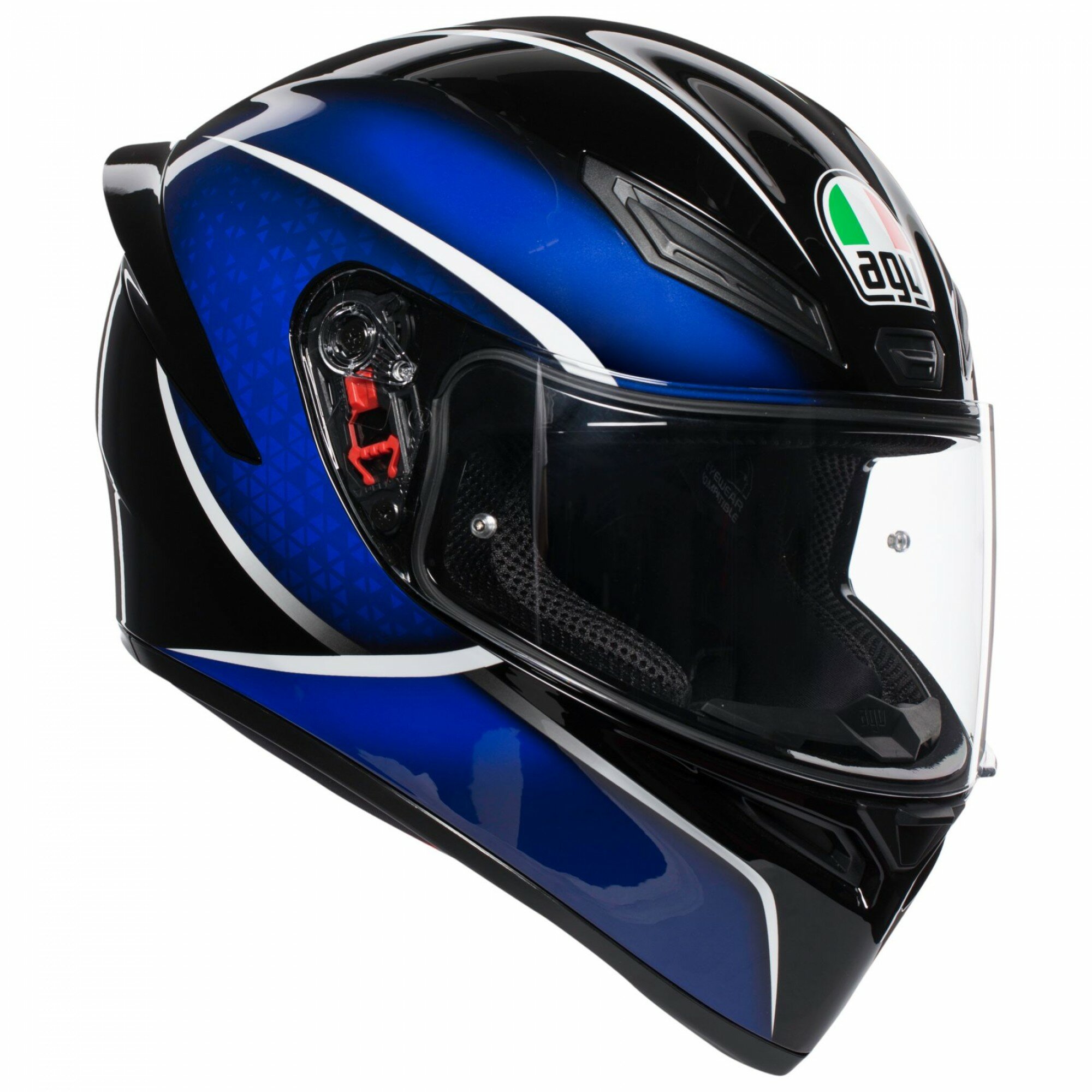 Шлем AGV K-1 Qualify Black/Blue XS