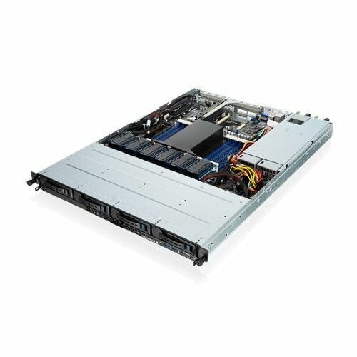 Серверная платформа 1U ASUS RS500A-E10-RS4 SP3, 16*DDR4(3200), 4*3.5quot;/2.5quot; HS, 2*PCIE, 2*Glan, Mgmt Lan, VGA, COM, 2*USB 3.0, 650W
