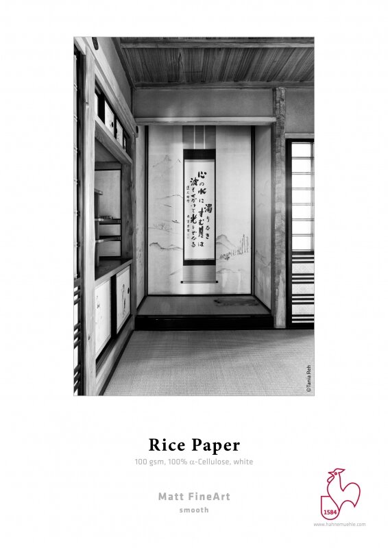 Бумага HAHNEMUEHLE Rice Paper 100gsm, матовая, рулон 24quot;, 30 метров