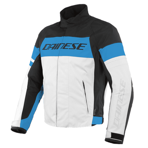 Мотокуртка DAINESE SAETTA D-DRY текстильная 61c white/performance-blue/black 50