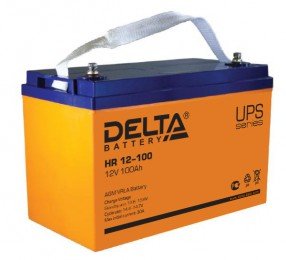 Аккумулятор для ИБП Delta HR 12-100 100А универсальная полярность 100 Ач (330x171x220)