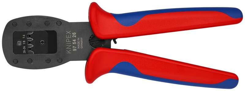 Обжимные клещи для миниатюрных штекеров, параллельный обжим KNIPEX 97 54 26 KN-975426