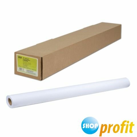 Бумага широкоформатная HP Q1956A Heavyweight Coated Paper для струйной печати (42quot; (1067 мм), намотка 68м, 130г)