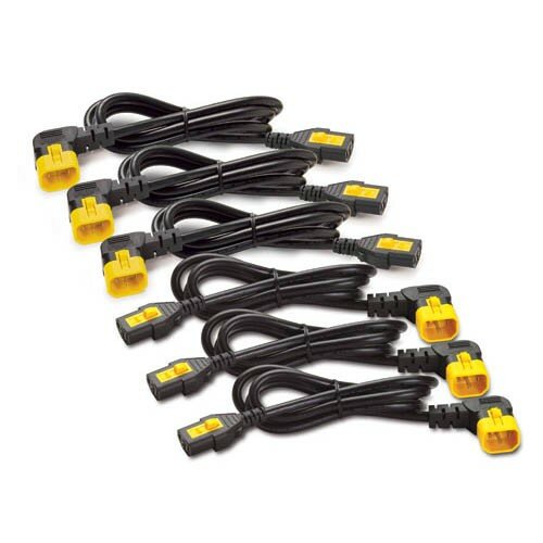 Кабель APC Power Cord Kit (6 pack), Locking, C13 to C14 (90 Degree), 1.8m AP8706R-WW