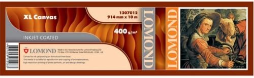 Бумага Lomond 1207012 XL Natural Canvas Dye - для струйной печати, ролик ( 914ммХ10м), 400 мкм, NON PIG.