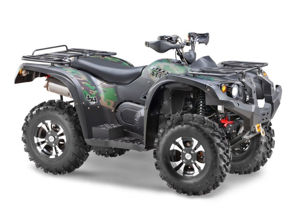 Квадроцикл Stels ATV 650YS EFI Leopard Зеленый камуфляж