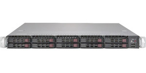 Серверная платформа Supermicro SuperServer 1U 1028R-WTR no CPU (2) / no memory (16) / on board C612 RAID 0 / 1 / 5 / 10 / no HDD (10) SFF / 2xGE / R700W / 750W Platinum