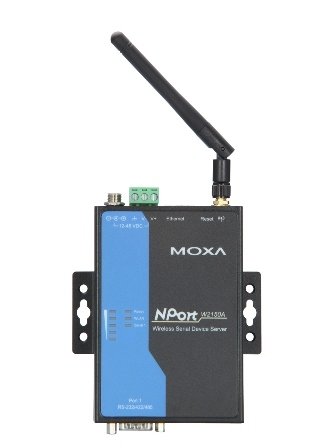 Сервер MOXA NPort W2150A-T 1 Port Wireless Device Server, 3-in-1, 802.11 a/b/g WLAN, 12-48 VDC