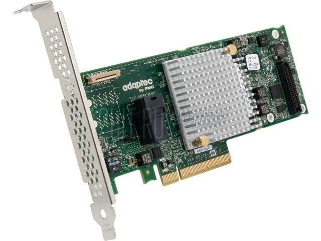 Microsemi Adaptec ASR-8405E (PCI-E v3, MD2, LP) SGL SAS 12G, RAID 0,1,10, 4port(intSFF8643), 512Mb cache, каб. 2279800-R не вкл.