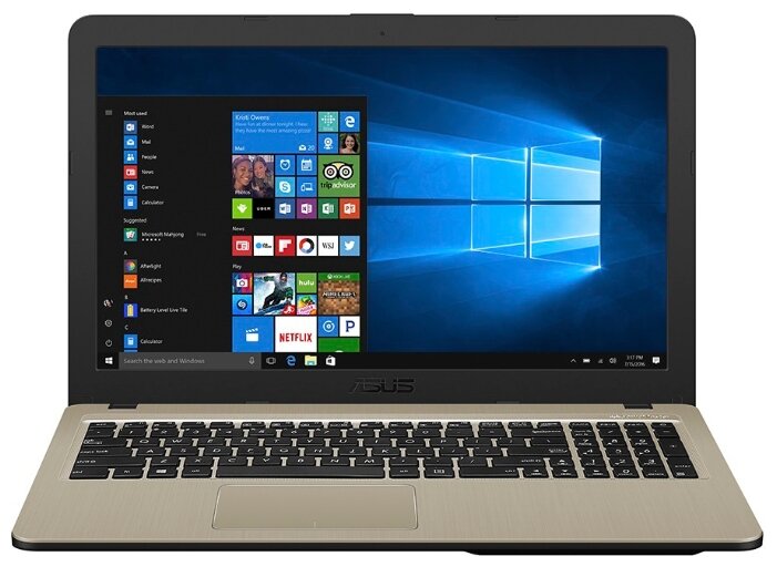 Ноутбук ASUS X540UB-DM1639T (Intel Core i3 6006U 2000MHz/15.6quot;/1920x1080/4GB/256GB SSD/DVD нет/NVIDIA GeForce MX110 2GB/Wi-Fi/Bluetooth/Windows 10 Home)