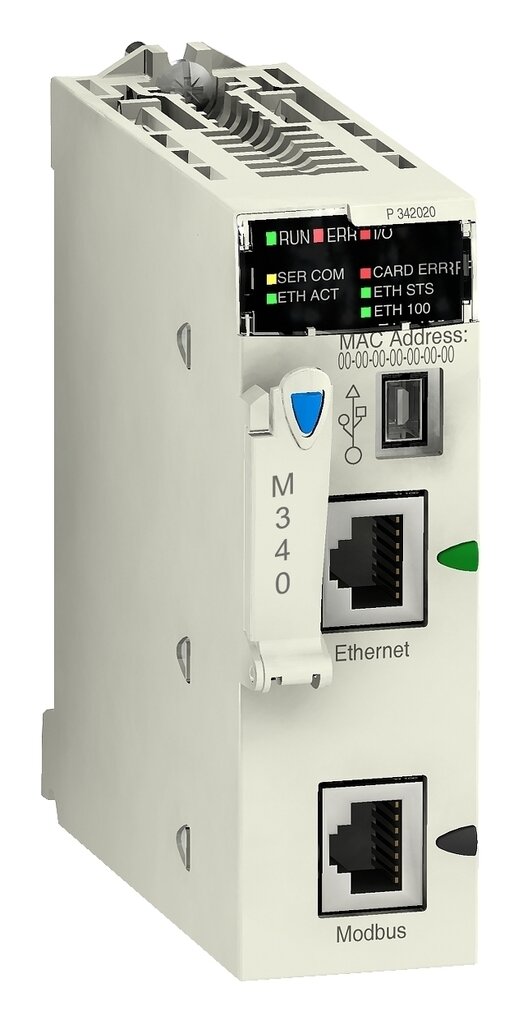 BMXP342020RU, процессор 340-20, MODBUS, ETHERNET