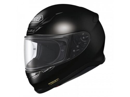 Шлем мотоциклетный Мотошлем Shoei NXR Plain L, черный
