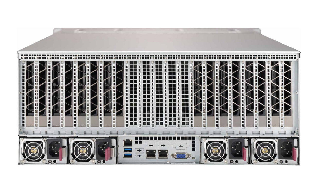 Серверная платформа 4U Supermicro 4029GP-TRT3 на базе чипсета Intel C622 3647x2 Intel Xeon Scalable 2nd Gen DDR4-2933 MHz RDIMM/LRDIMMx24 2.5quot;x NVMe,SAS,SATA SYS-4029GP-TRT3