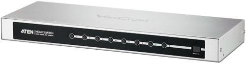 Переключатель KVM Aten VS0801H-AT-G switch, HDMI, 81 монитор/port, без шнур., (20 м.(24AWG)/15 м.(28AWG);1900x1200 60Hz;HDTV 480p/720p/1080i/1080p;пу