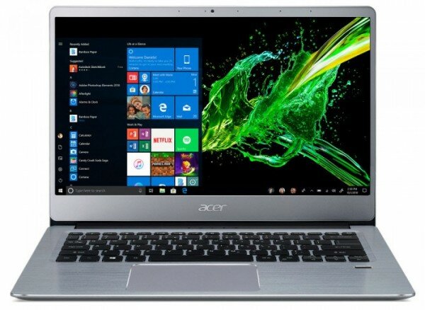 Ноутбук Acer SWIFT 3 SF314-58G-50MJ (Intel Core i5 10210U 1600MHz/14quot;/1920x1080/8GB/256GB SSD/DVD нет/NVIDIA GeForce MX250 2GB/Wi-Fi/Bluetooth/Endless OS)