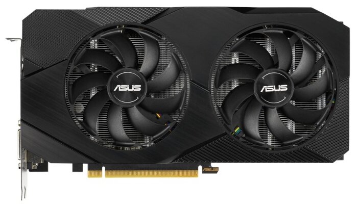 Видеокарта ASUS DUAL GeForce GTX 1660 SUPER 1530MHz PCI-E 3.0 6144MB 14002MHz 192 bit DVI HDMI DisplayPort HDCP EVO OC