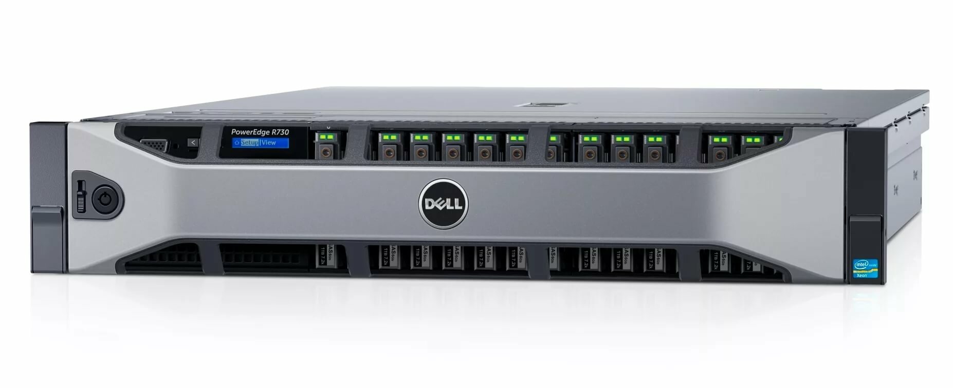 210-ACXU-164 Dell PowerEdge R730 Base v4 16Bx2.5quot; No (Proc, Mem, Perc, HDD, Lom, PSU), RW, Ent, Rails, 3yPNBD