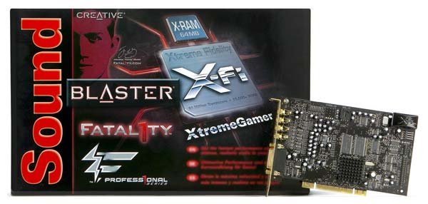 Внутренняя звуковая карта Creative X-Fi Xtreme Gamer Fatal1ty Professional Series