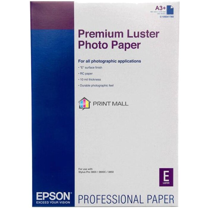 Полуглянцевая фотобумага EPSON Premium Luster Photo Paper A3+ (100 л., 235 г/м2) C13S041785 - Раздел: Товары для офиса, офисные товары