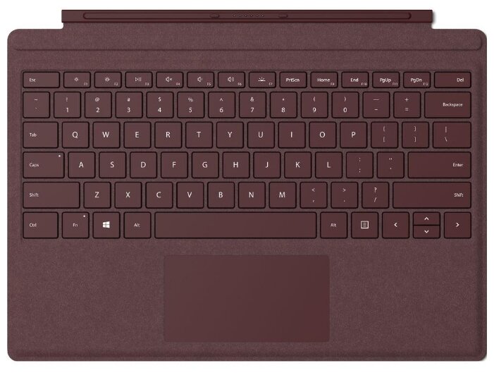 Клавиатура Microsoft Surface Pro Signature Type Cover Burgundy