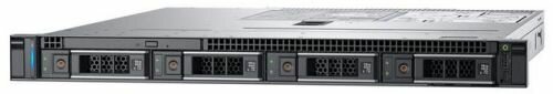 Сервер Dell PowerEdge R340 1U/4LFF/1xE-2124 (4c, 3.3 GHz, 71`W)/1x8GB UDIMM ECC/ PERC SoftWare/1x1 TB SATA/2xGE/1x350W/iDRAC9 Exp/DVDRW/ Bezel/Static