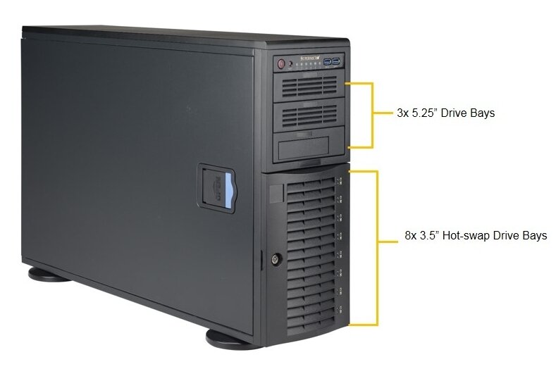 Серверная платформа SUPERMICRO SuperWorkstation SYS-7049A-T