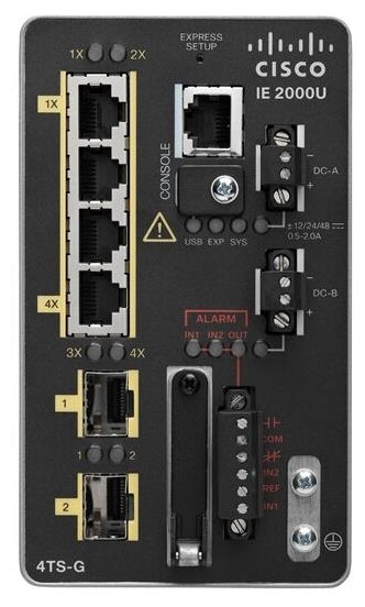 Коммутатор Cisco Industrial Ethernet IE-2000U-4TS-G