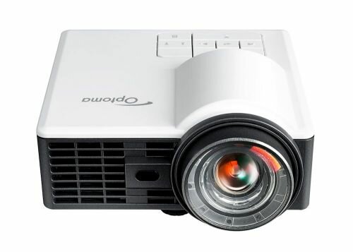 Проектор Optoma ML1050ST+ DLP, LED (до 20000 ч), 1000 ANSI lm, WXGA, 20000:1, автофокус, 22dB, сумка, 0.42кг.