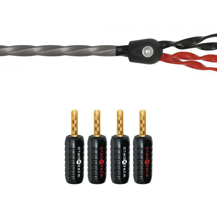 Wireworld Equinox 7 Biwire Speaker Cable 3.0m