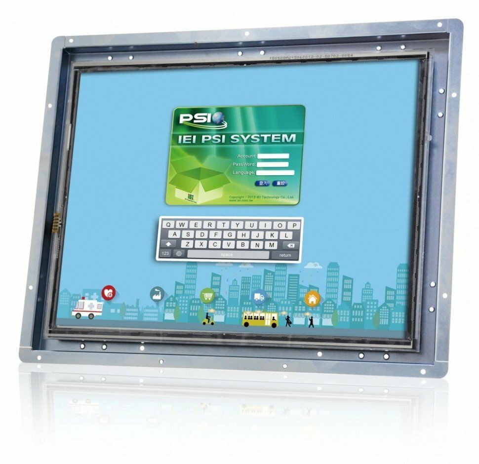 LCD-KIT-F17A/PC Дисплей IEI LCD-KIT-F17A/PC