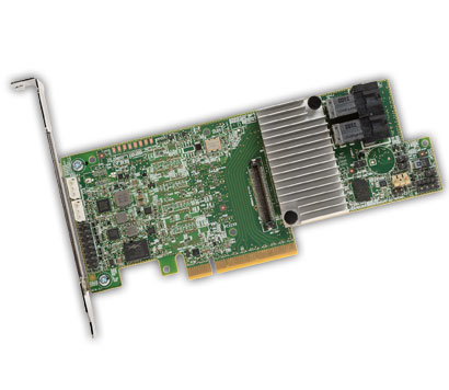 Контроллер SAS LSI 9361-8i SGL LSI00417 / 05-25420-08 MegaRAID (PCI-E 3.0 x8, LP,SAS 12G, RAID 0,1,10,5,6, 8port (2*intSFF8643),1GB)